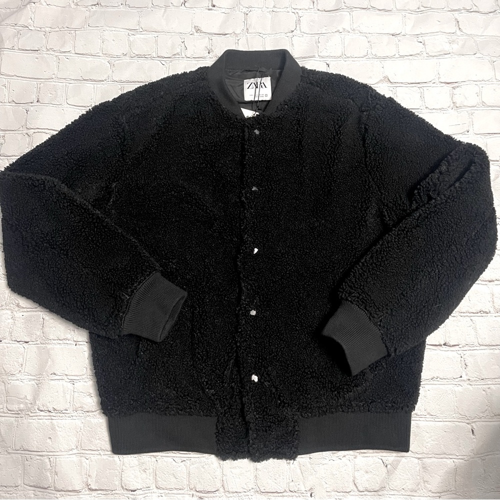 🆕[zara] Sherpa bomber
